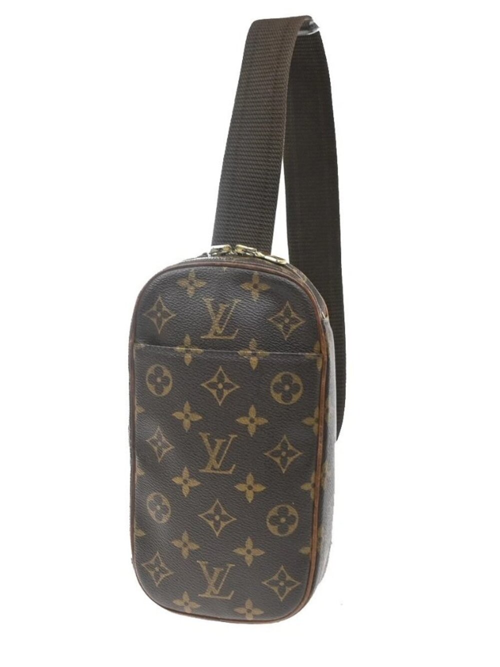 LOUIS VUITTON Pochette Gange Shoulder Bag Monogram Brown Spain M51870 13KD702